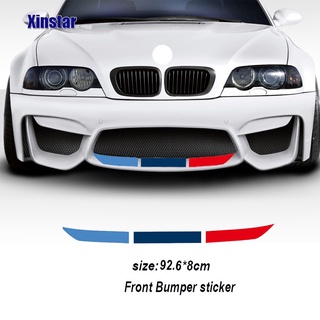 《READY STOCK》M Power Performance Car Front Bumper Sticker For BMW E36 E39 E46 E60 E61 E64 E70 E71 E85 E87 E90 E83 F10 F20 F21 F30 E80 M3 M5