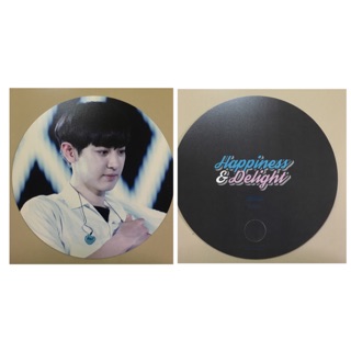 พัดชานยอล chanyeol fan + สติกเกอร์ set