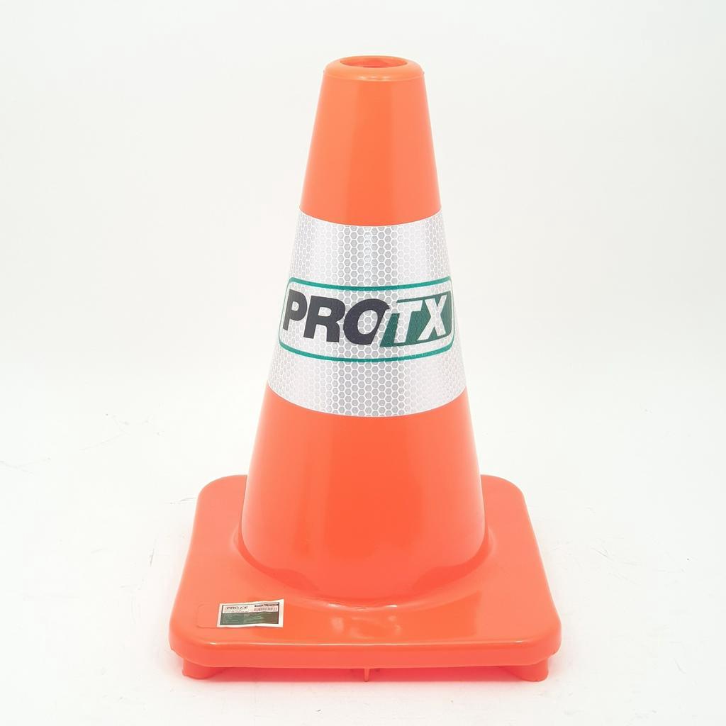 GlobalHouse PRO-TX กรวยจราจร PVC รุ่น DTRC821 สีส้ม ขนาด 75 ซม. สินค้าของแท้คุณภาพดี