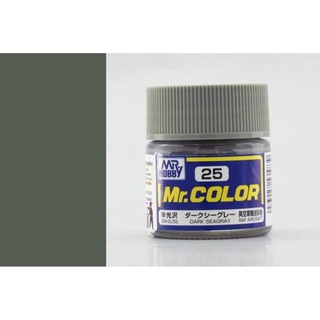 สีสูตรทินเนอร์ Mr.Color C25 Dark Seagray