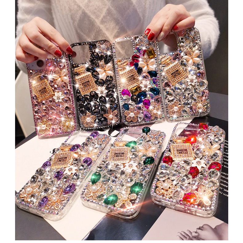 Glitter Diamond สําหรับ Iphone 17 13 12 Pro Max Bling เคสโทรศัพท์สําหรับ iPhone 14 Pro Max IP 16 Pro