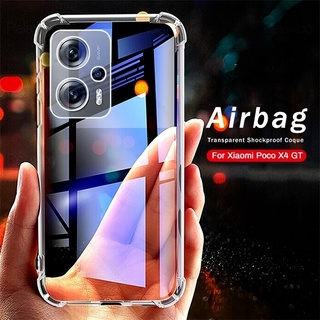 เคสโทรศัพท์ซิลิโคน TPU ใส แบบนิ่ม กันกระแทก สําหรับ Xiaomi Poco X4 X3 F3 F4 GT 5G X4GT X3GT F3GT PocoF4 PocoF3