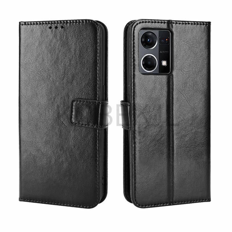 OPPO Reno 8 Case Flip PU Leather Wallet Card Slot Phone Cover OPPO Reno 8 Pro 8Z 7Z 6Pro Reno8 4G St