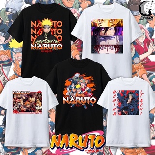 เสื้อยืดผ้าฝ้ายพรีเมี่ยม เสื้อยืด Naruto นารูโตะ แสงอุษา Akatsuki sasuke การ์ตูน Anime เสื้อยืดแอนิเมะ ผู้ใหญ่ และ เด็กเ