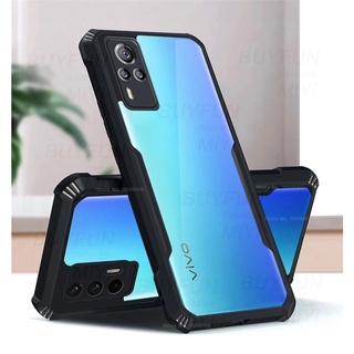 Huawei Y7A Y7p Y6p Y5p Y8p Y9s เคสเกราะอะคริลิคใส กันกระแทก พร้อมฝาครอบป้องกันเลนส์กล้อง