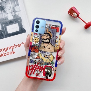 เคส In Stock Phone Casing VIVO V23 V23E 4G 5G 2022 NEW Style Creative Cartoon Plant Zombie Softcase Silicagel Protective Back Cover เคสโทรศัพท์