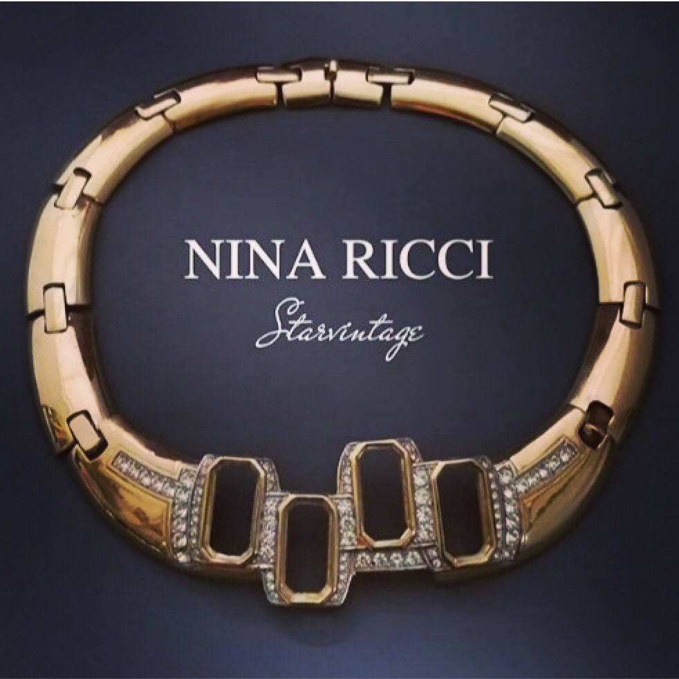 Nina Ricci โชคเกอร์ สร้อยคอ 1950's-1980's