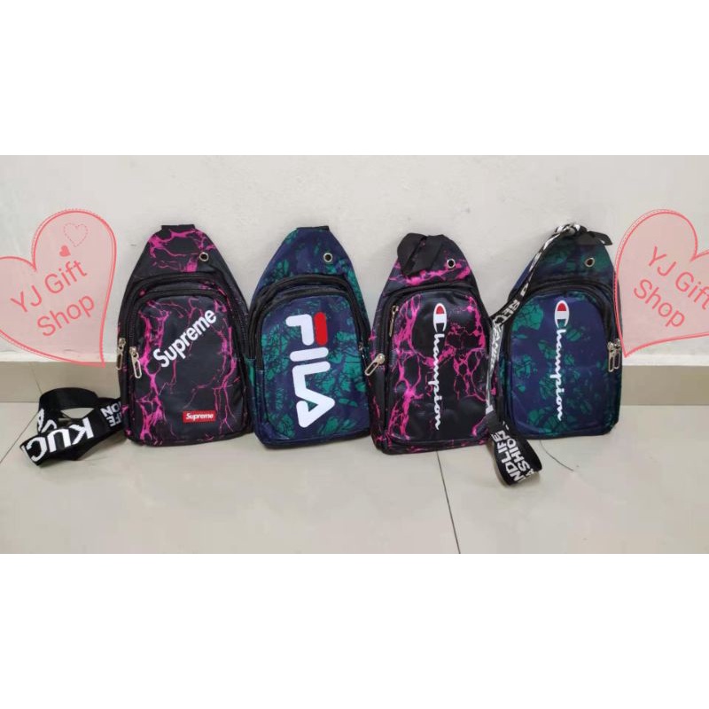 Sxxpreme Cxxxpion Fxla Sling Bag CrossBody Bag Chest Bag Man