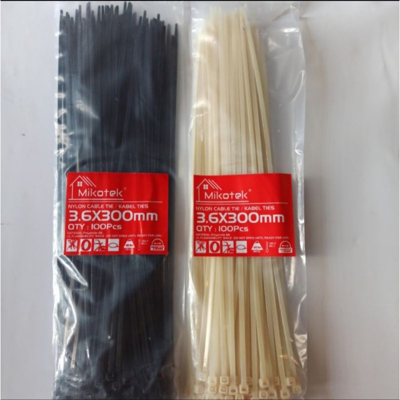 Nylon Cable Tie Cable Tie Cable Tie ขนาด 3.6 x 300mm