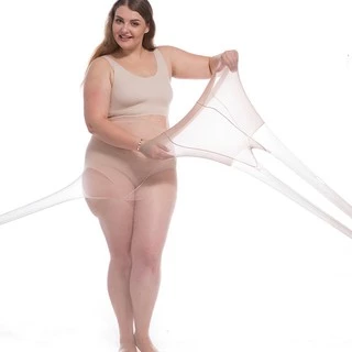 ถุงน่องคนอ้วน รับปริญญาไซส์ใหญ่ XL- 5XL ขาถึง 40 นิ้ว รุ่นสับปะรด ตัดได้ ไม่รัน