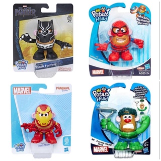 Playskool Mr Potato Head Mini Figure - Black Panther,Ironman,Spiderman,Hulk