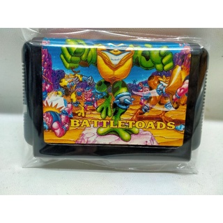 นินจากบ หรือ BattleToad Sega Megadrive 2 ตลับ ICคนตลุยด่านไปด้วยกัน