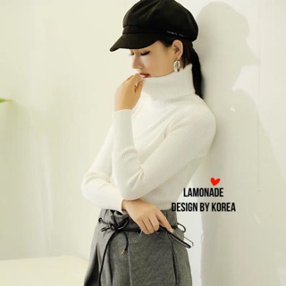 เสื้อไหมพรมคอเต่าผ้าร่อง 10 สี CARDIGAN_NISTA​
