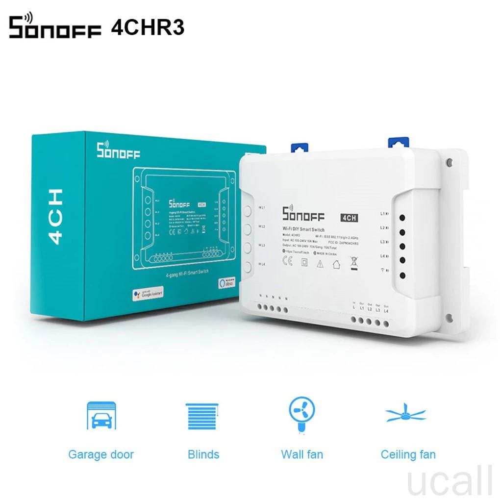 Sonoff 4CH R3 ( สวิตซ์ output 4 ช่อง)