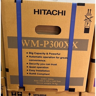 ปั๊มน้ำแรงดันคงที่hitachiฮิตาชิWMP300-XXอัตโนมัติถังเหลี่ยม