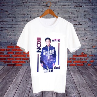 เสื้อยืดดารา เสื้อยืด Fanmade เสื้อแฟนเมด เสื้อยืดคำพูด เสื้อแฟนคลับ ศิลปินเกาหลี KP103 - bobby บ๊อบบี้ ikon