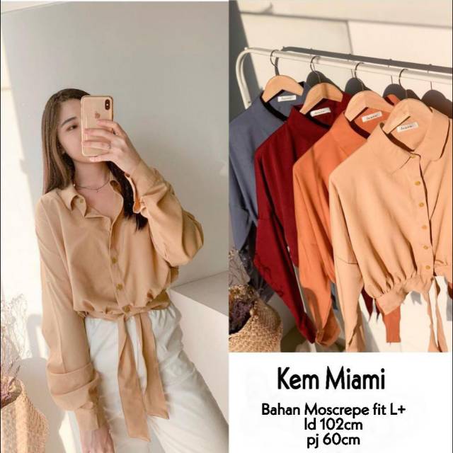 Kemeja Ms KEM MIAMI เสื้อมุสลิม