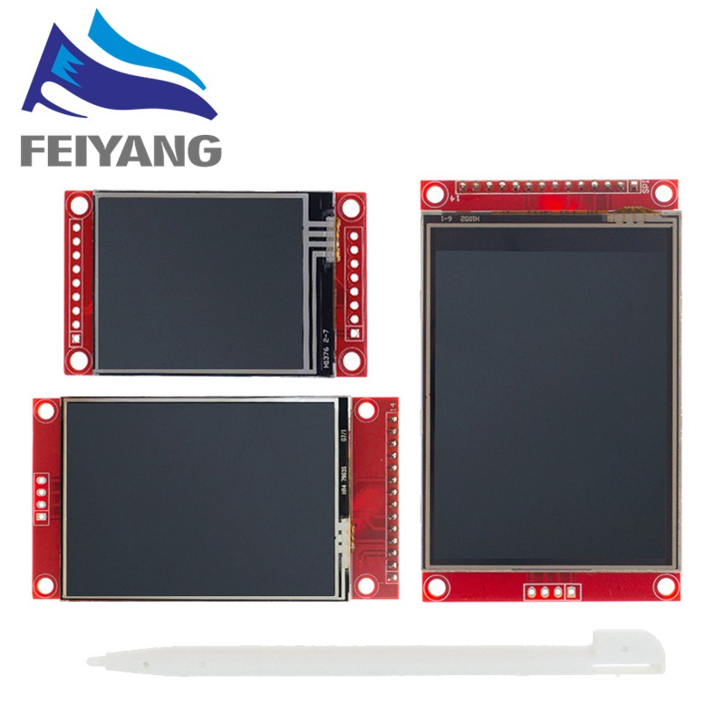 โมดูลหน้าจอสี LCD 1.8 2.4 2.8 นิ้ว TFT พร้อมไดร์ฟ IC อินเตอร์เฟซ SPI 128*128 240*320 สําหรับ Arduino