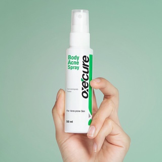 OXECURE Body Acne Spray 50 ml. อ๊อกซีเคียว สเปรย์ลดสิว ลดสิวที่หลัง และลำตัว