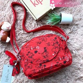 Kipling &amp; Mickey Limited Edition Flax Shoulder Bag ของแท้ ราคาถูก