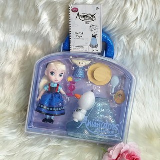 5" Disney Animators Collection Elsa Mini Doll Play Set Frozen