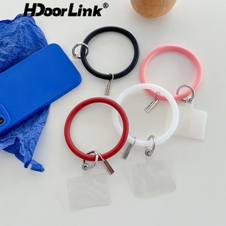 Hdoorlink สากล โทรศัพท์มือถือ แหวนแขวน ซิลิโคนนิ่ม สายคล้อง สายคล้อง ป้องกันการสูญหาย สายแขวน เครื่องประดับ สร้อยข้อมือ พวงกุญแจ