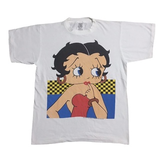 เสื้อยืดการ์ตูน 90’ BETTY BOOP’ Size’ L / XL 450฿