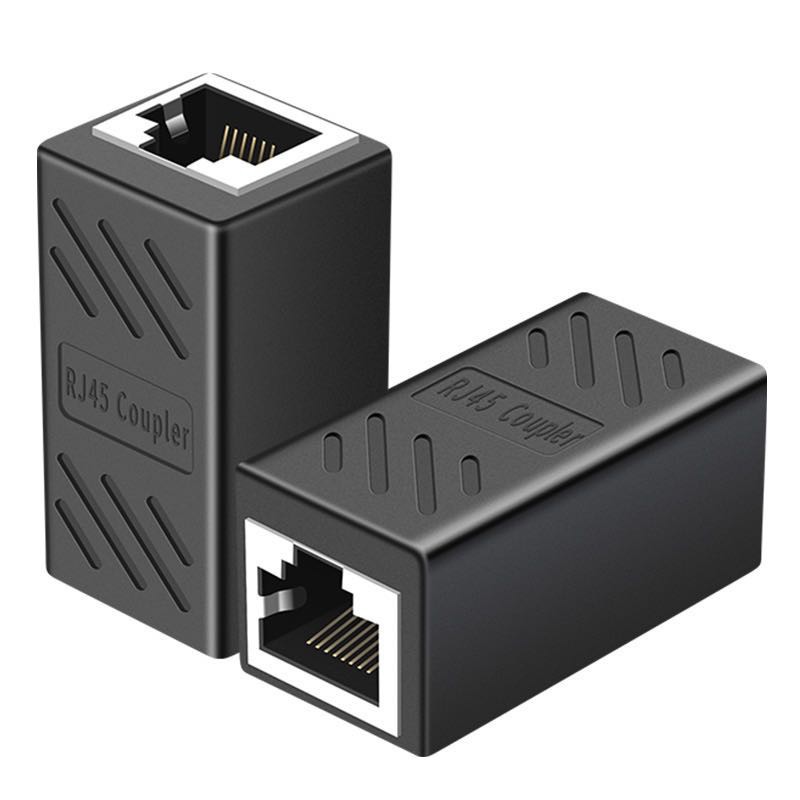 ☽RJ45 Female to Network Ethernet  LAN Connector Adapter Coupler (1pcs)