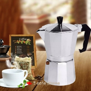 Moka pot หม้อต้มกาแฟสด หม้อต้มกาแฟขนาดพกพา