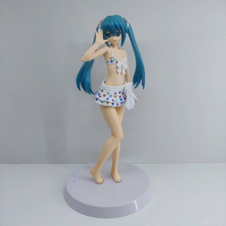 โมเดลฟิกเกอร์ของเเท้  สาวน่ารัก  มิกุ -Miku Figure --ของเเท้ของใหม่