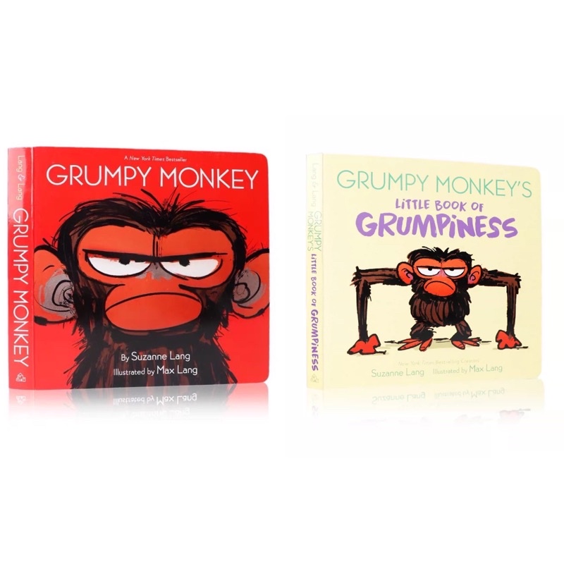 [Boardbook] Grumpy Monkey & Little Book of Grumpiess โดย Suzanna และ Max Lang