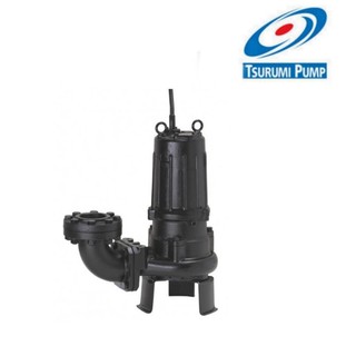 ปั๊มจุ่มสำหรับบ่อบำบัดน้ำเสีย + ข้องอ 4 นิ้ว 7.5 แรงม้า TSURUMI PUMP รุ่น 100B45.5 TOS100B45.5