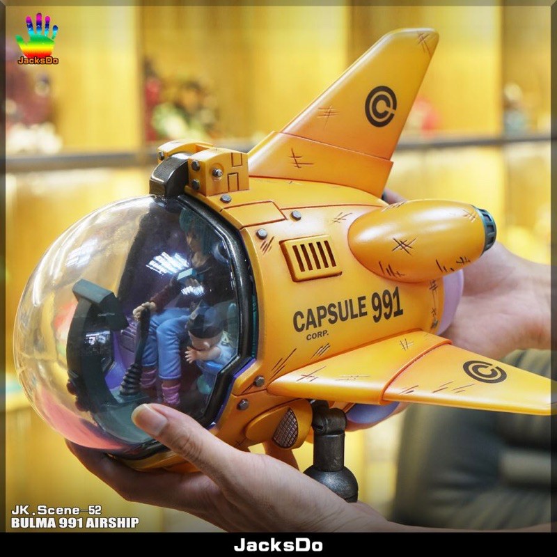 JacksDo studio - Dragonball - Bulma Capsule airship รวม Bulma &amp; Baby Trunks (มือ 1)(ของแท้)