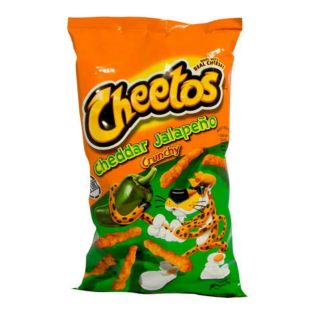 พร้อมส่งเจ้าแรก! Cheetos cheddar jalapeno ชีโตส จาก อเมริกา🇺🇲 255 g.