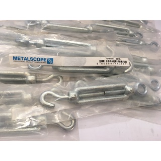 เกลียวเร่ง (ชุบกัลวาไนซ์) M15 ตะขอ+ห่วงกลม METALSCOPE