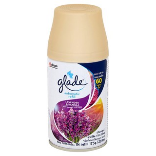 Glade เกลด ออโตเมติค สเปรย์ปรับอากาศ กลิ่นลาเวนเดอร์ แอนด์ วานิลลา ชนิดเติม 269มล.