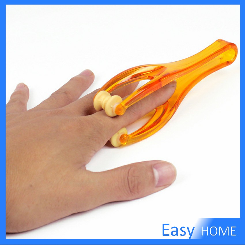 แบบลูกกลิ้ง ที่หนีบนวดมือ เครื่องนวดนิ้ว ข้อต่อมือ แบบพกพา Rolling finger massager ราคา ถูกที่สุด ดีลบีเคเค