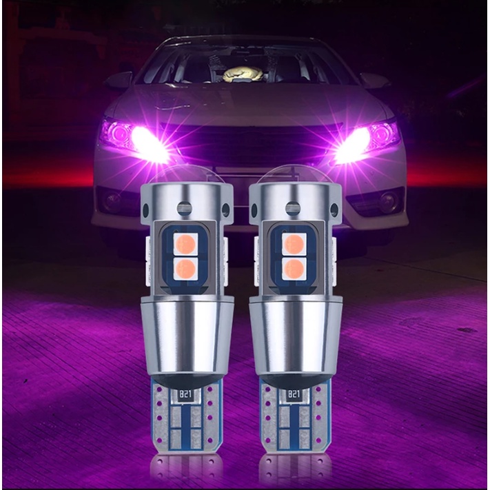 2PCS T10 W5W 168 192 หลอดไฟ LED 3030 10SMD Canbus ไม่มีข้อผิดพลาดภายในรถอ่านโดมไฟ Marker โคมไฟ Auto Wedge ที่จอดรถหลอดไฟเลี้ยวไฟสัญญาณ