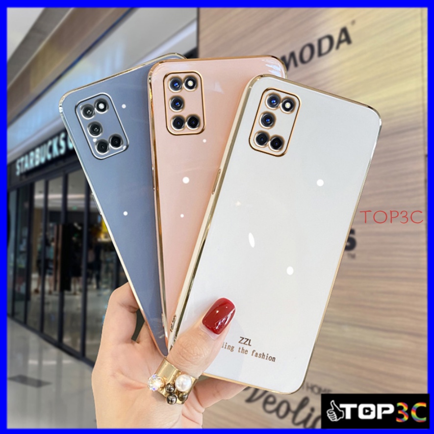 เคส OPPO A92 เคส OPPO A52 A37 A55 4G F1S A59 A57 A39 A83 A77 5G เคสโทรศัพท์มือถือแฟชั่น ขอบตรง ลาย Z