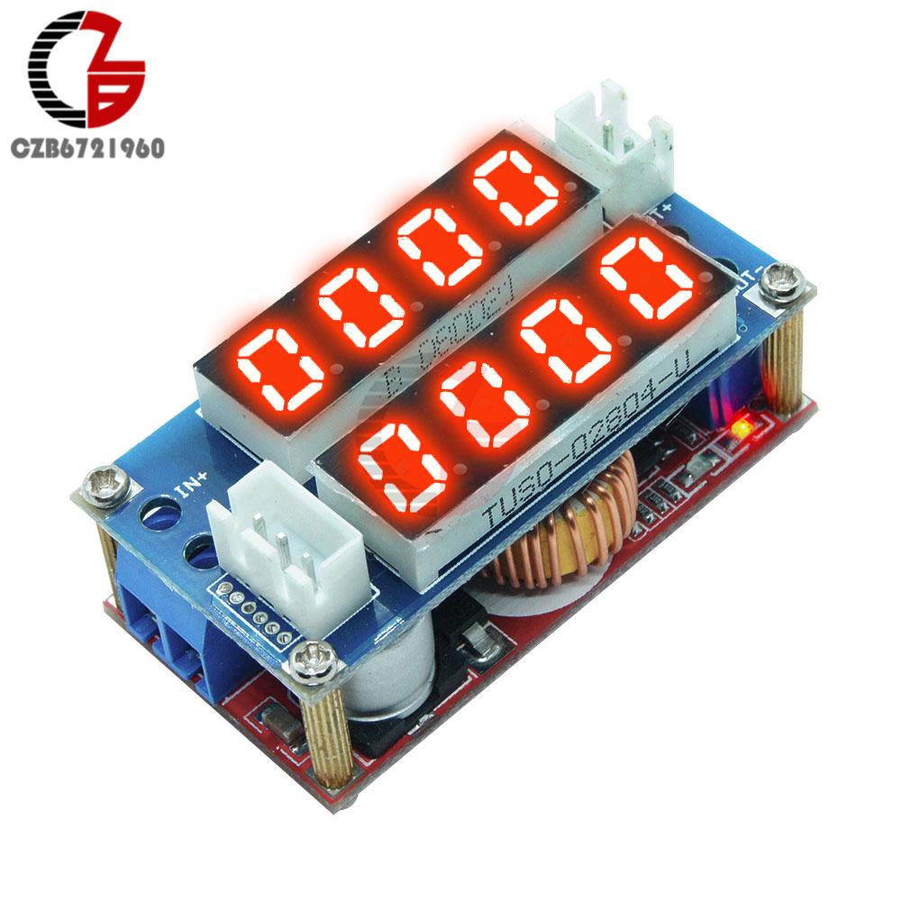 Modul Power Transformer Converter DC 5V 12V 5A Adjustable Step Down dengan LED Digital