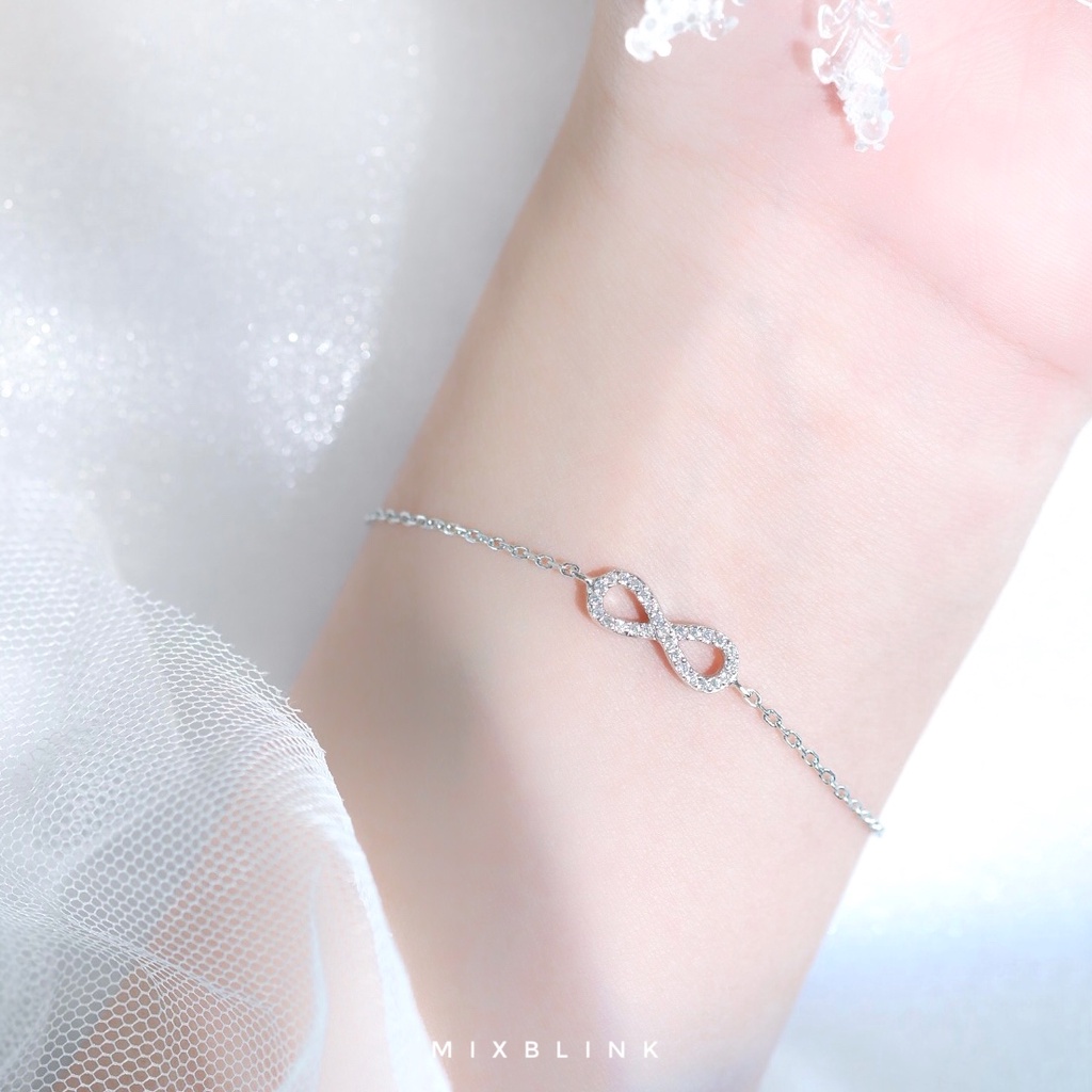 สร้อยข้อมือ เงินแท้ 92.5% ส่งฟรี EMS ♡ รุ่น Indy ♡ -  ( #A9 )