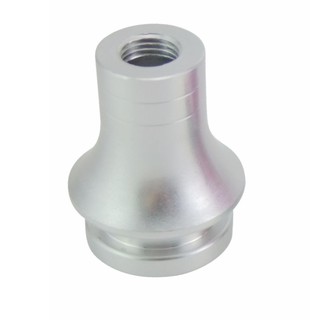 Silver Shift Knob Boot Retainer for Manual Gear Shifter Lever M12X1.25mm