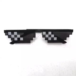 แว่นตาคอสเพลย์แว่นตา Minecraft Goggles Glasses Thug Life 8-Bit Mlg สําหรับแต่งคอสเพลย์