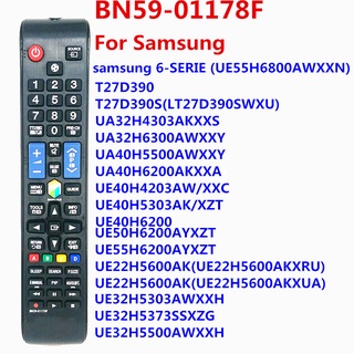 ใหม่ รีโมตคอนโทรล BN59-01178F สําหรับทีวี SAMSUNG พร้อมฟุตบอล FUTBOL BN59-01181B SAMSUNG 6-SERIE (UE55H6800AWXXN) T27D390