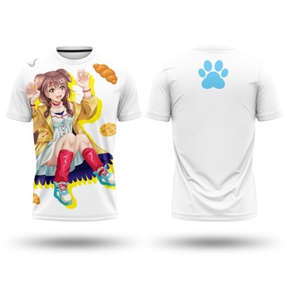 เสื้อยืดอนิเมะญี่ปุ่น Hime Anime Inugami Korone