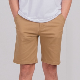 UrbanSNAPS CHINO SHORT PANTS ( สีน้ำตาลอ่อน LightBrown) สแน็ปซ์กางเกงชิโนขาสั้น