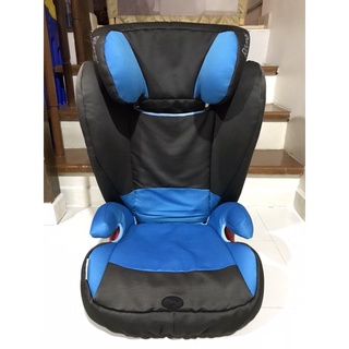 คาร์ซีท Car seat สีดำ-น้ำเงิน ยี่ห้อ Britax &amp; Romer (Germany) มือสองญี่ปุ่น (สภาพ 95%) คัดพิเศษ ปรับระดับความสูงลำตัวได้