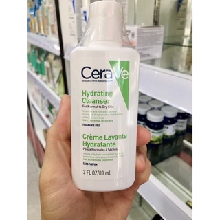 CeraVe เซราวี ไฮเดรติ้ง คลีนเซอร์ 88ml. พร้อมส่ง