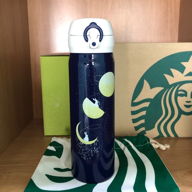 Starbucks Thermos กระต่ายไหว้พระจันทร์ 0.5 ลิตร ของแท้ Shopee Thailand