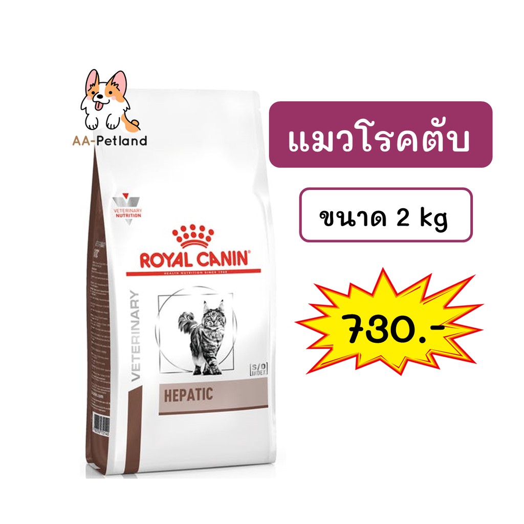 Royal Canin Hepatic Cat 2kg อาหารแมวโรคตับ ขนาด 2kg